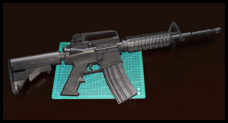 1:1 Lifesize M4A1 Colt Carbine - Model Kit Lego 评论和价格